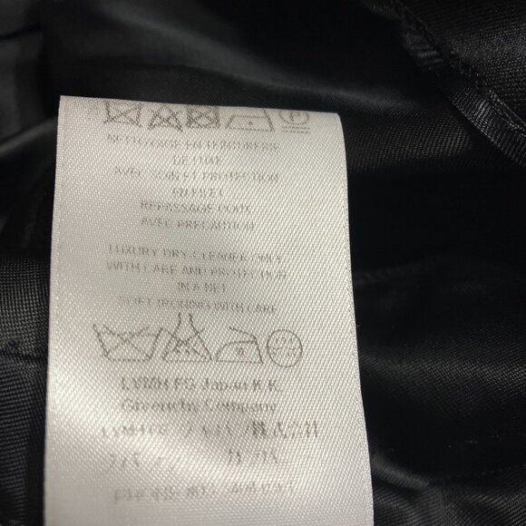 GIVENCHY WOMEN'S BLACK WOOL TUXEDO TROUSES (SIZE 36EURO/4US - Picture 11 of 16
